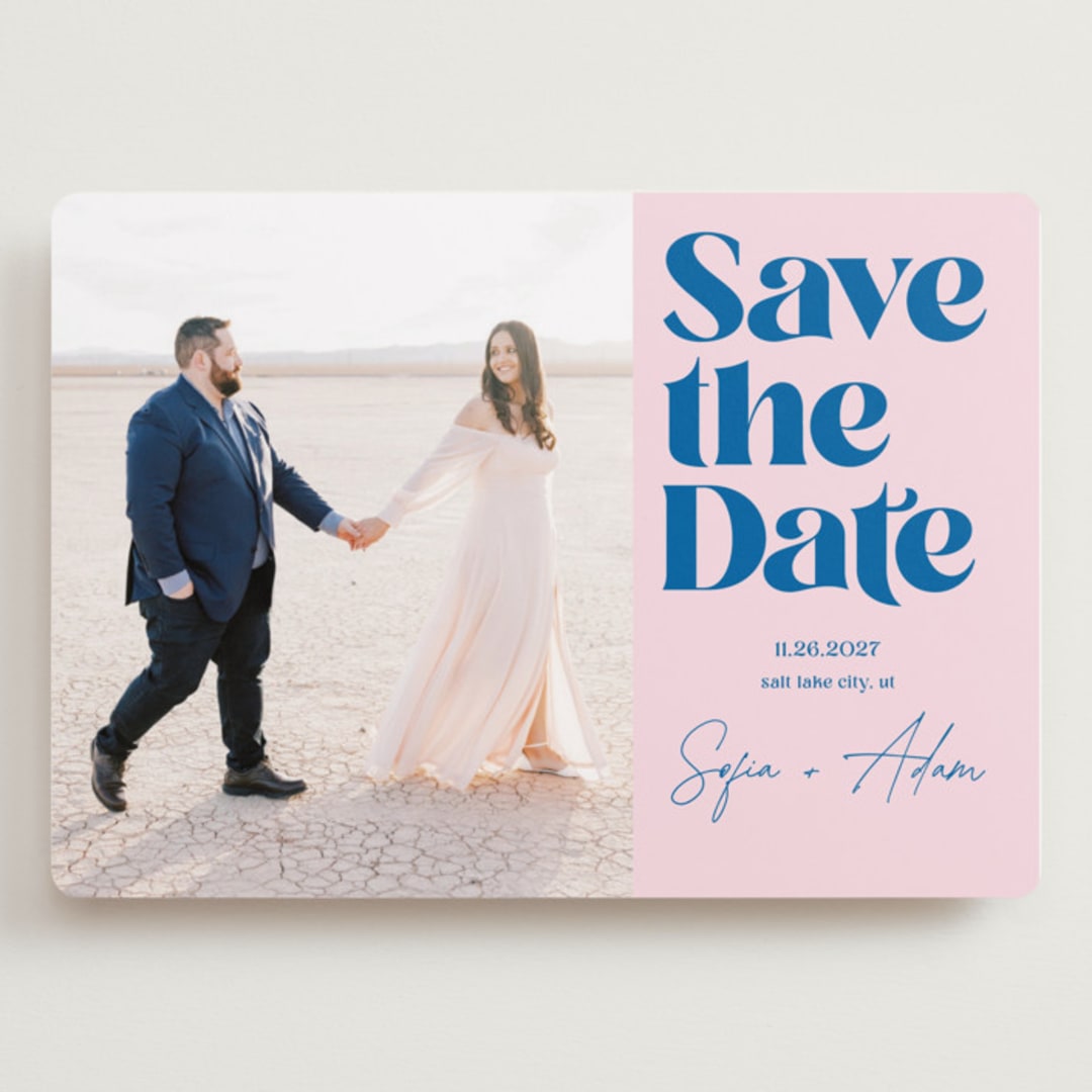 "Fun colors" - Save the Dates in Petal by Yaling Hou Suzuki - Front