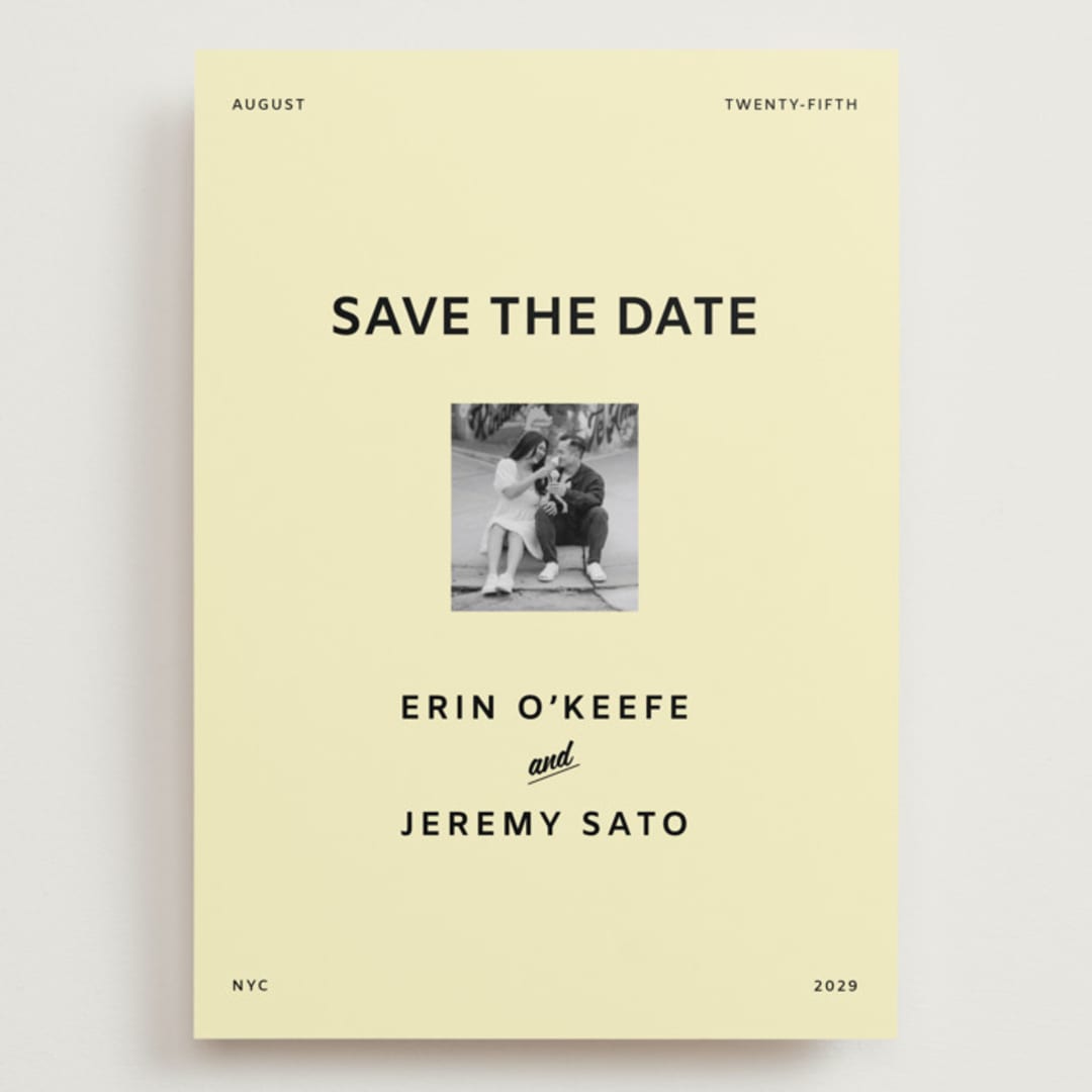 "Courthouse" - Save the Dates in Butter by Studio Suku - Front