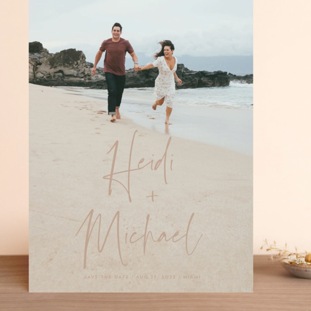 "Melrose" - Save the Dates in Stone by Roxy Cervantes - Front