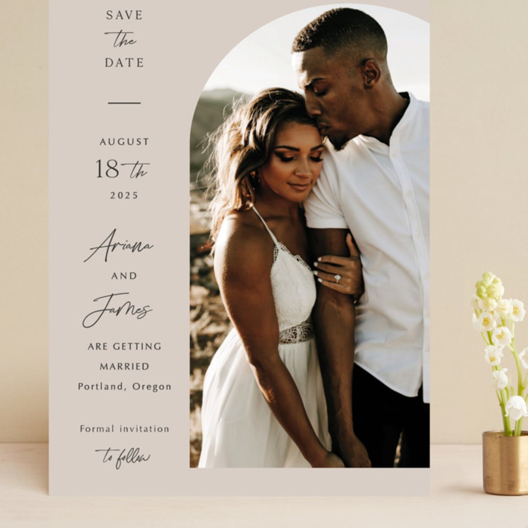 "the arch" - Save the Dates in Stone by Elly - Front