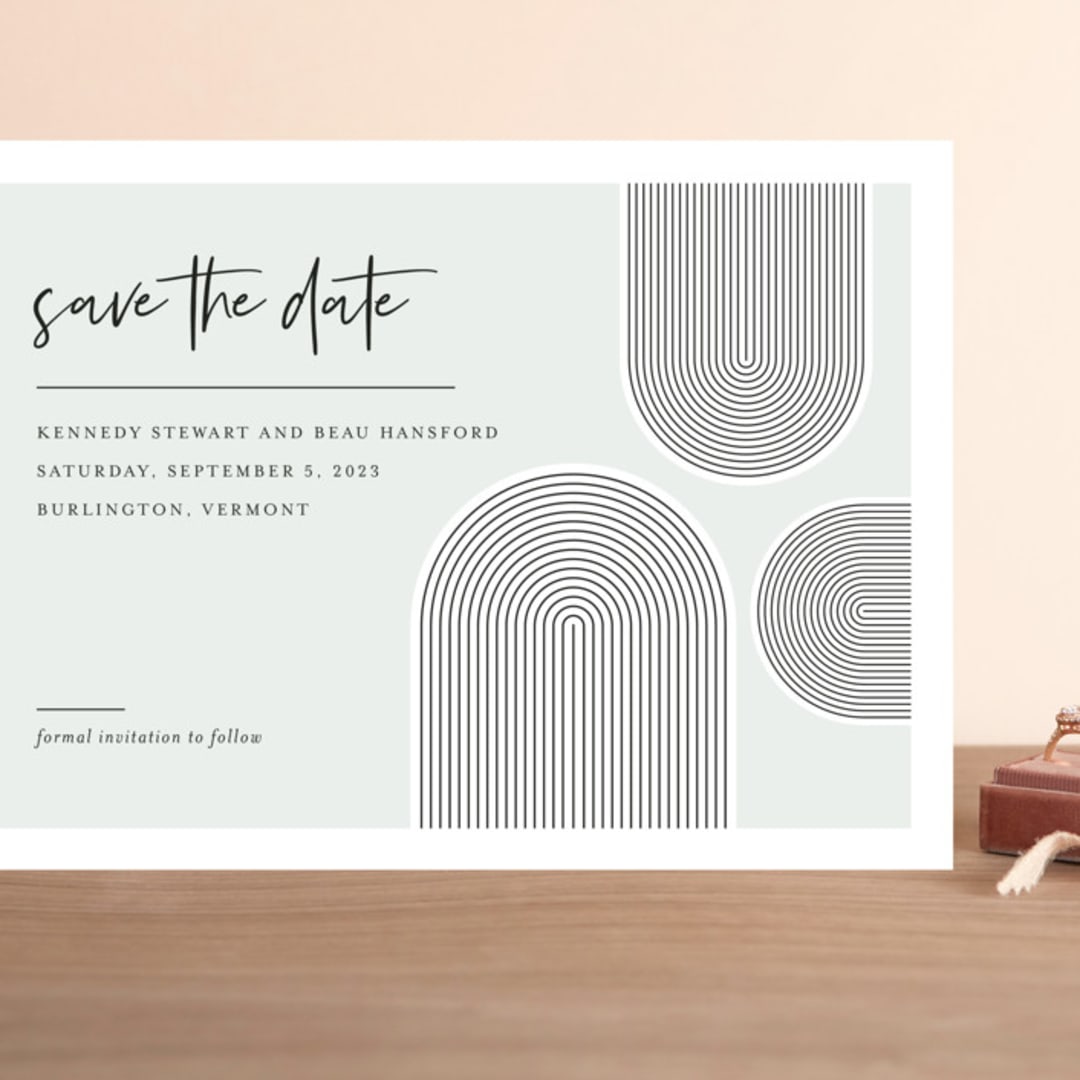 "Deco Do" - Save the Dates in Sky by Shari Margolin - Front