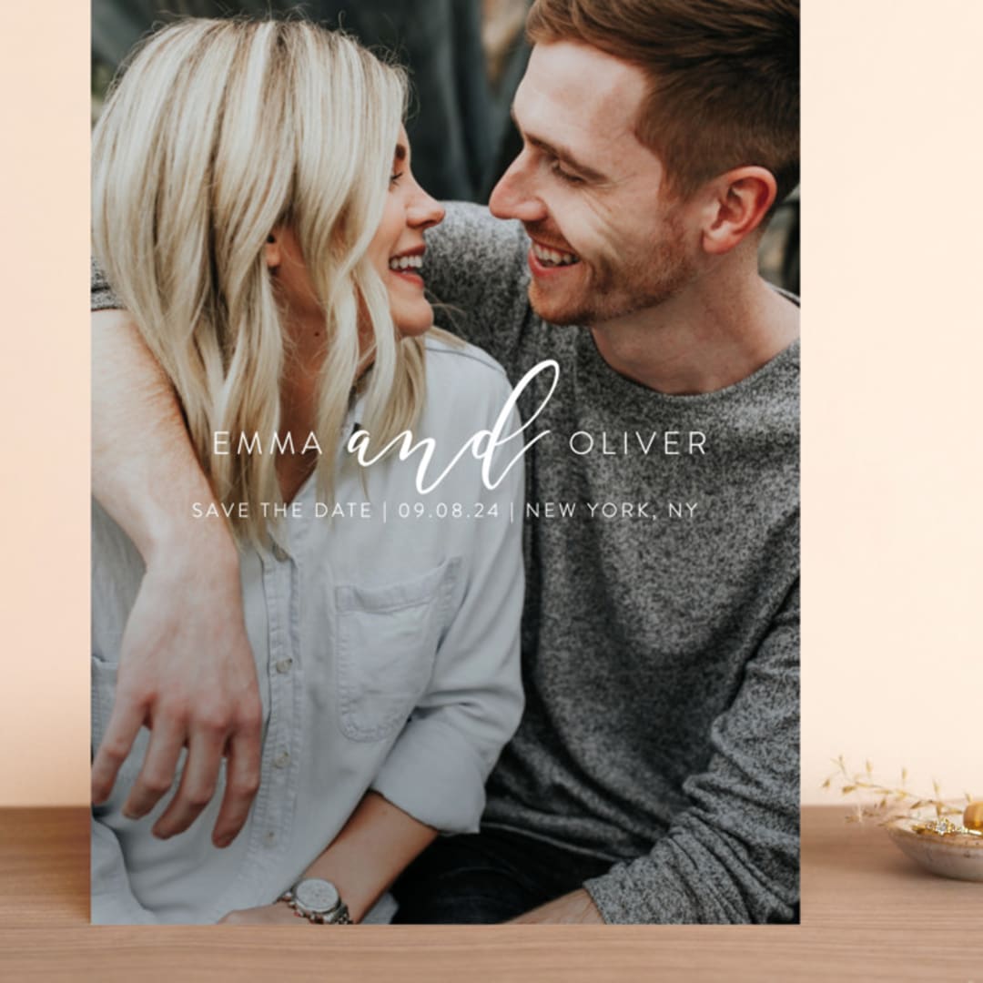 "Simply Written" - Save the Dates in Starlight by Jessica Voong - Front