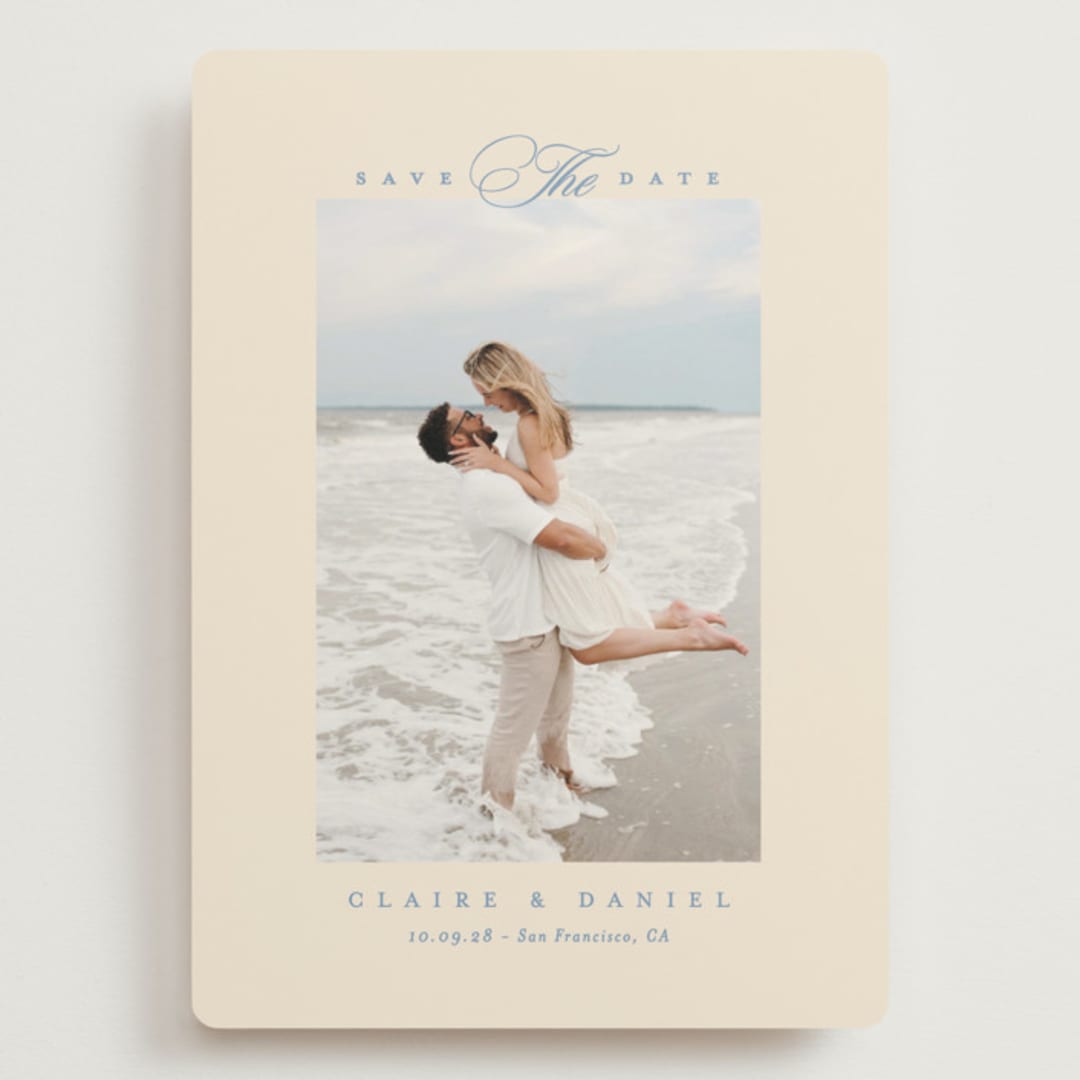 "Aristocratic" - Save the Dates in Wave by Creo Study - Front