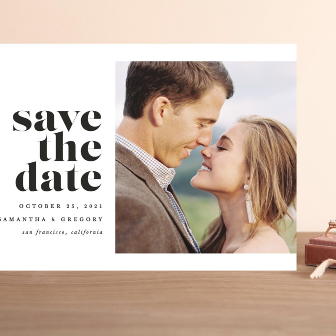 "All of Me" - Save the Dates in Ivory by Brooke Chandler - Front