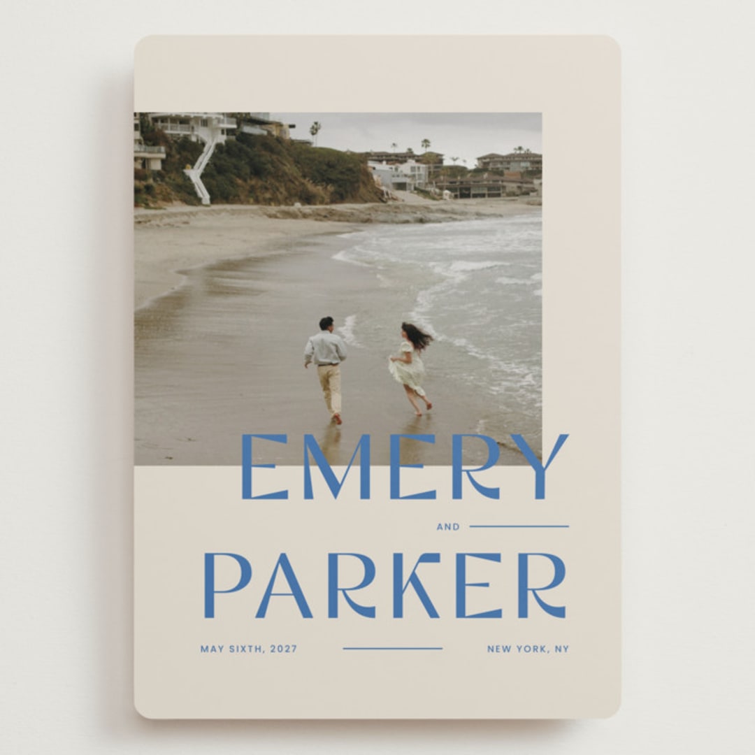 "Cosmos" - Save the Dates in Capri by Blustery August - Front