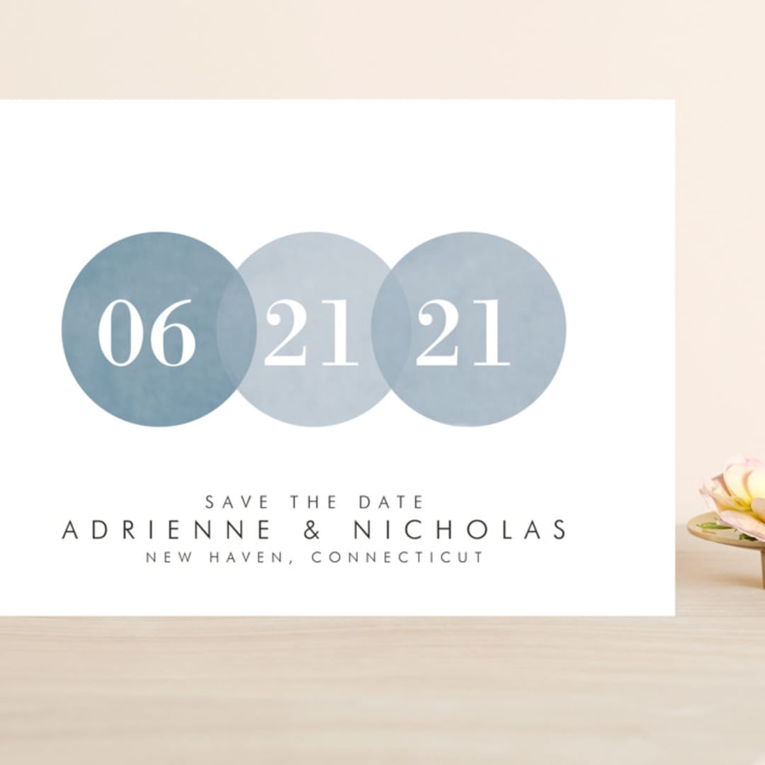 "Simply in Love" - Save the Dates in Rain by Amanda Sager - Front