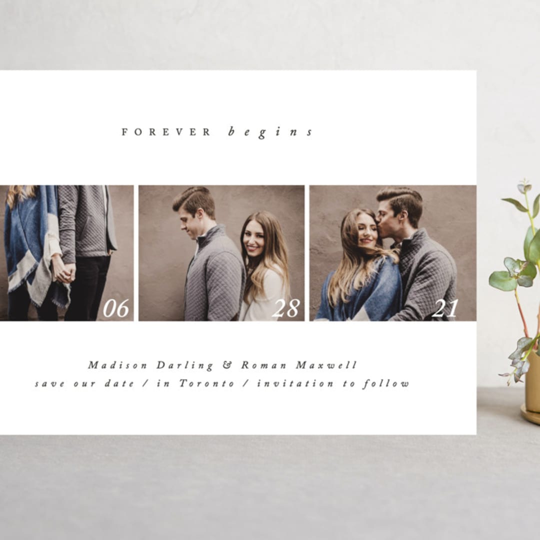 "Madison" - Save the Dates in Northern Sky by Kate Ross - Front
