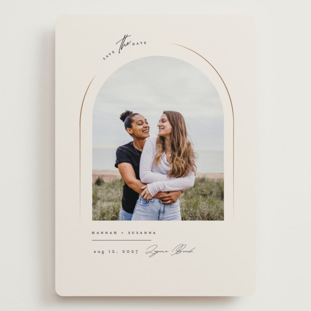 "l'arch" - Save the Dates in Champagne by Benita Crandall - Front