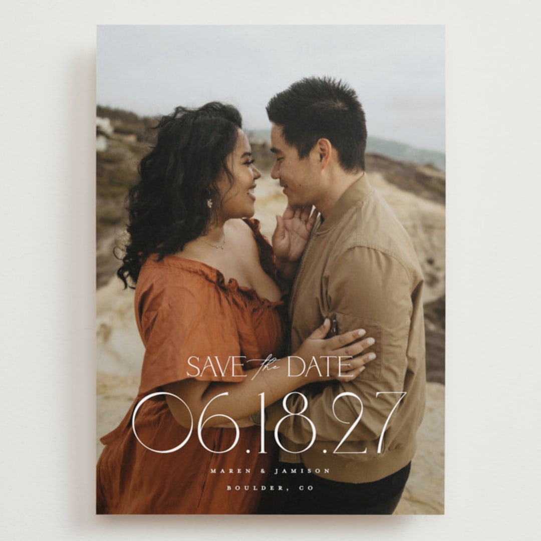 "Brookefield" - Save the Dates in Opal by Robert and Stella - Front