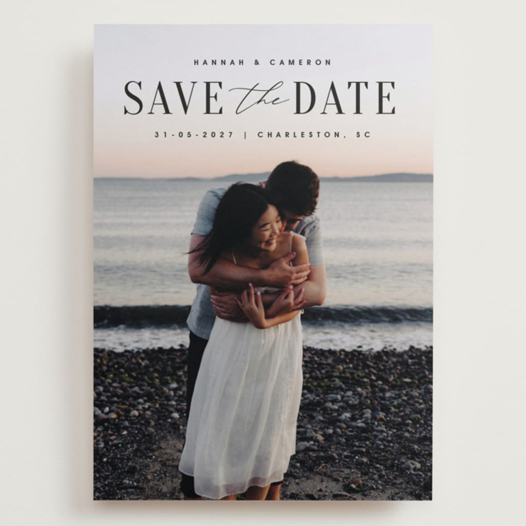 "Danielle" - Save the Dates in Ink by Zani van Zyl - Front