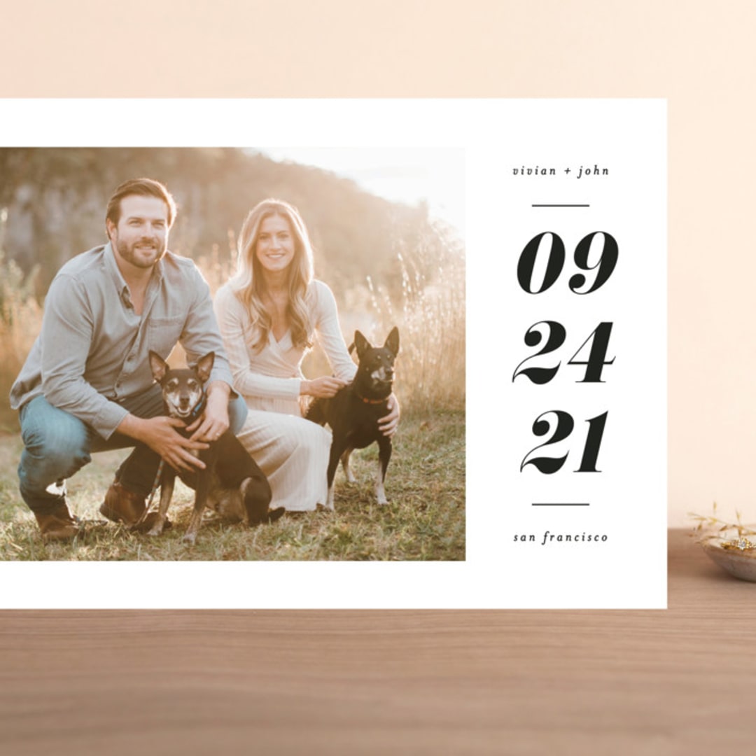 "Vivian" - Save the Dates in Diamond by Jen Banks - Front