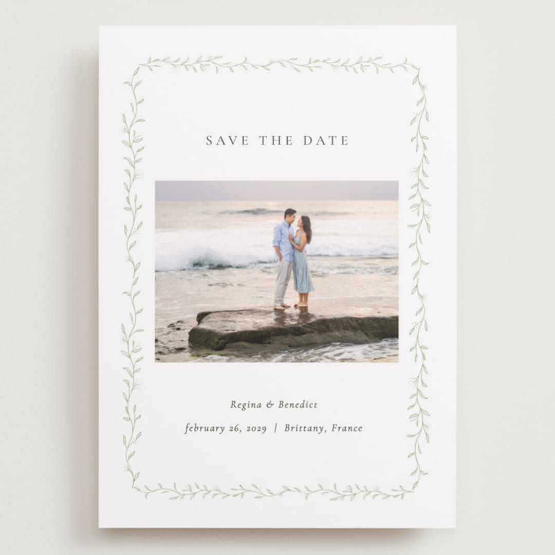 "cramique" - Save the Dates in Ivy by chocomocacino - Front