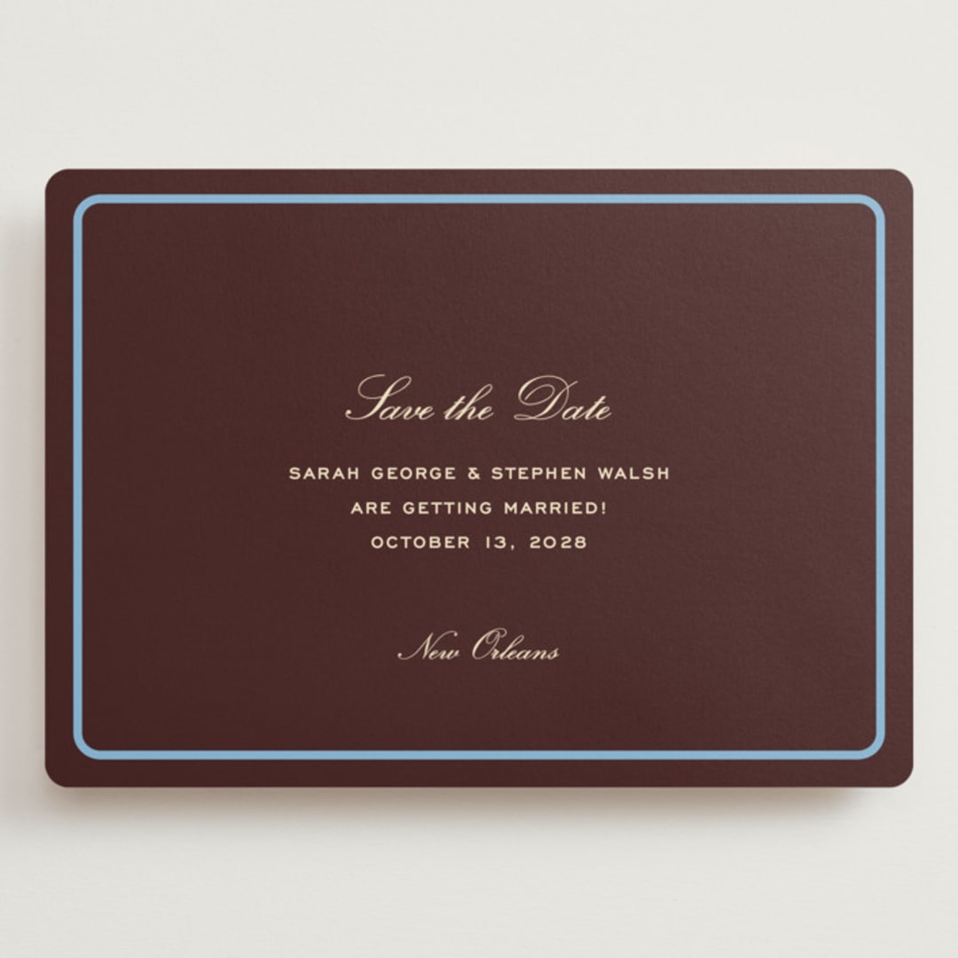 "Aperitif" - Save the Dates in Fig by Megan Davis - Front