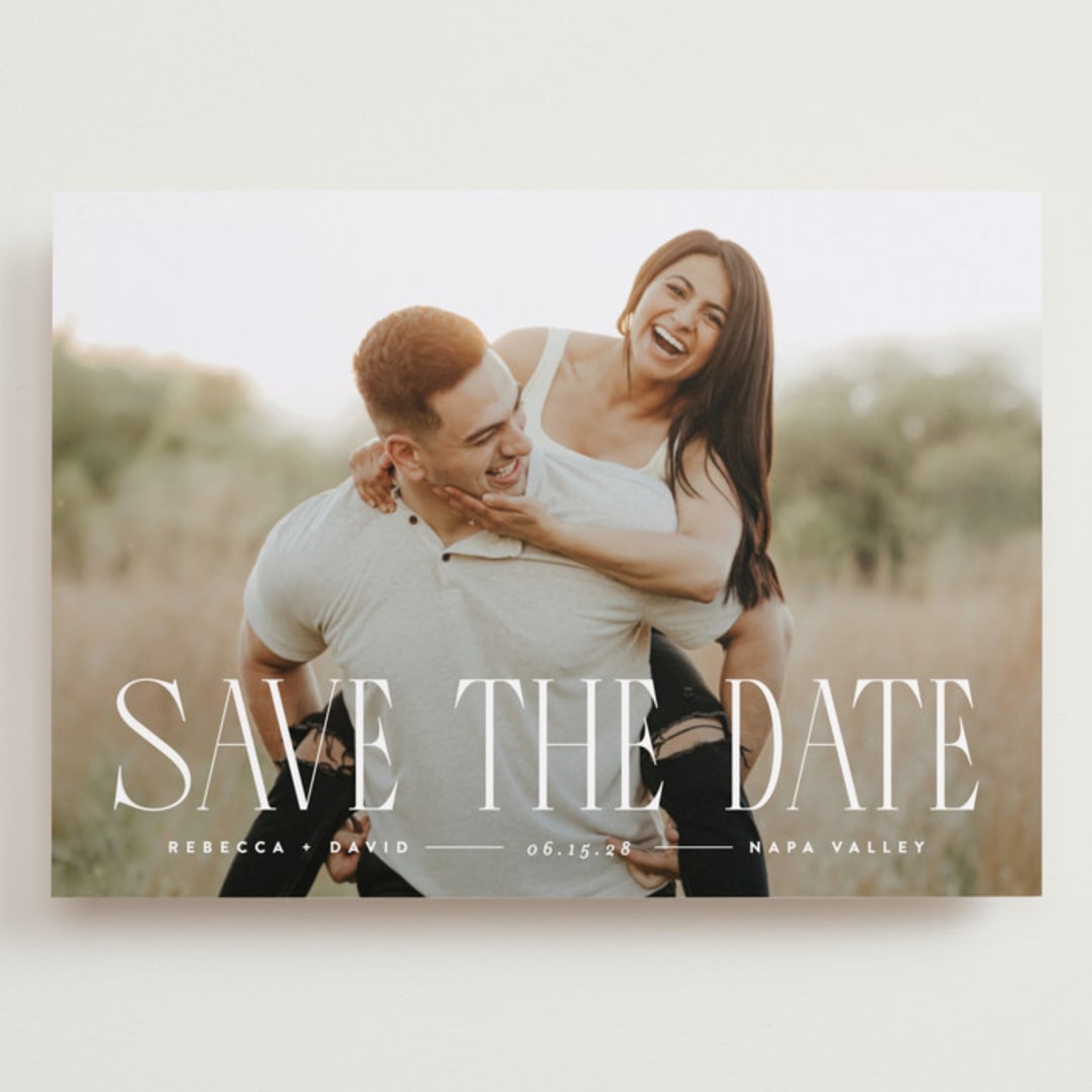 "headlined" - Save the Dates in Cloud by JoAnn Jinks - Front
