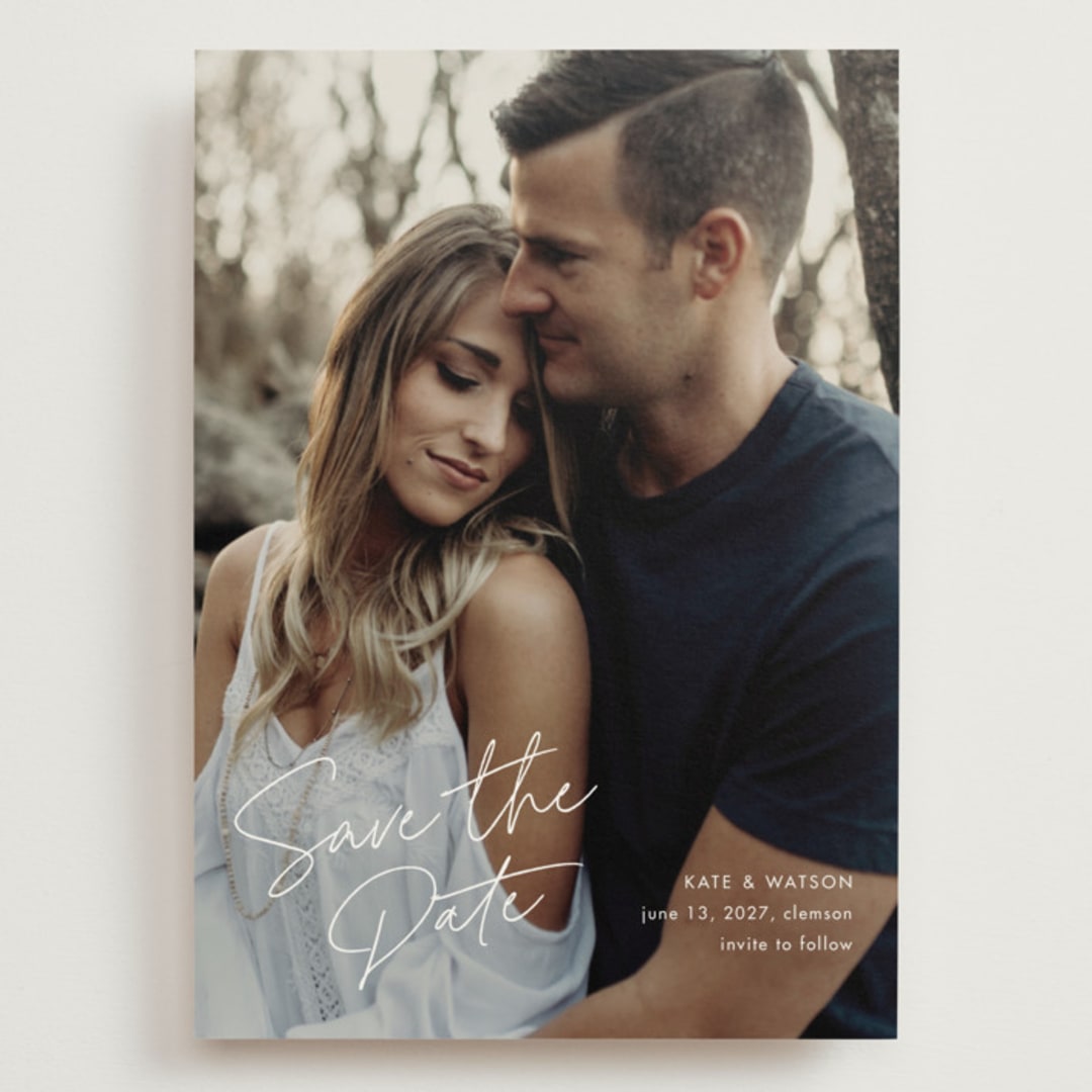 "Heartfelt" - Save the Dates in Canvas by Stacey Meacham - Front