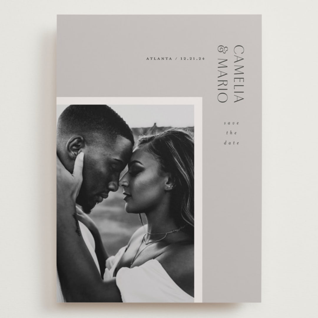 "Muse" - Save the Dates in Mountain by Lori Wemple - Front