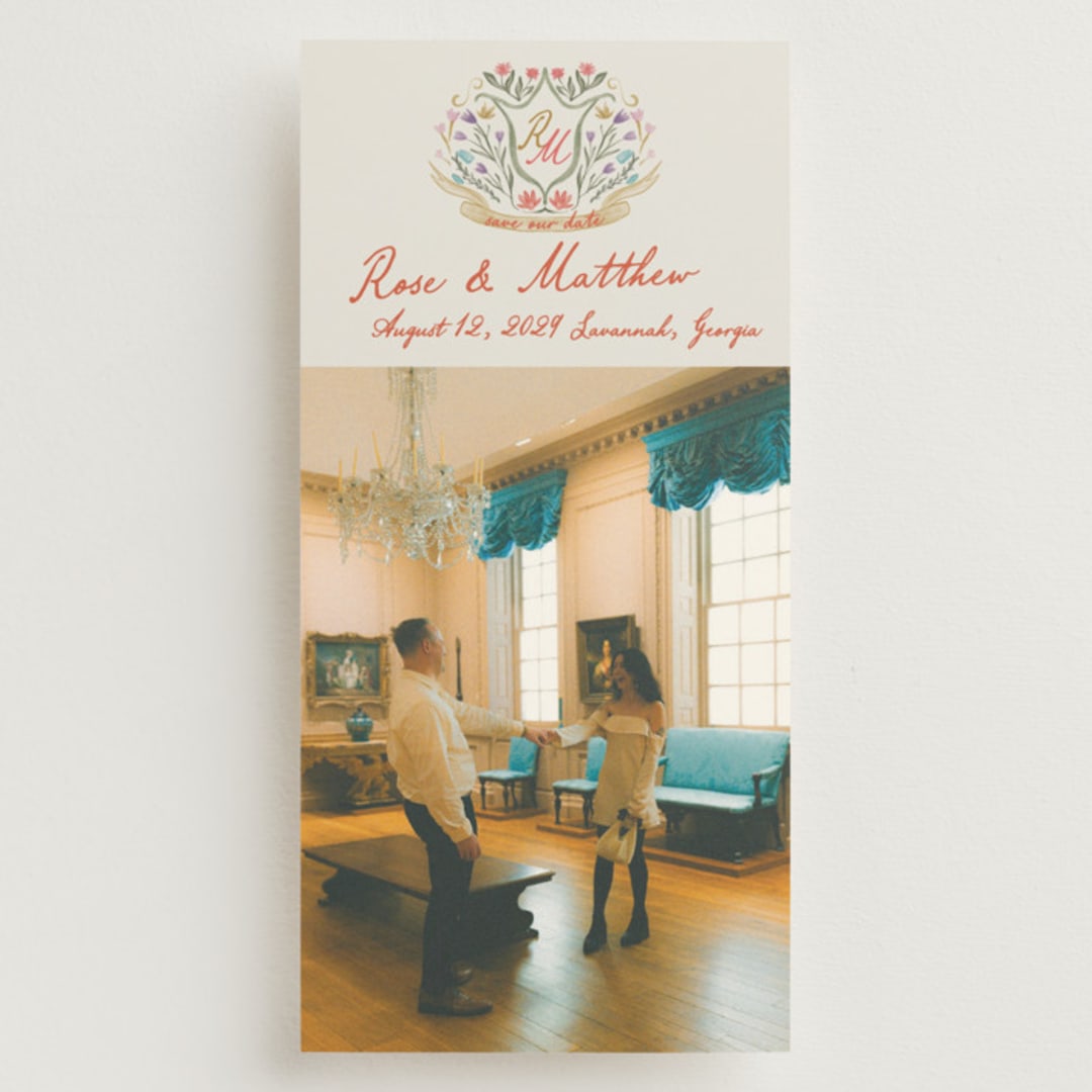 "Chantilly" - Save the Dates in Lipstick by Maja Cunningham - Front