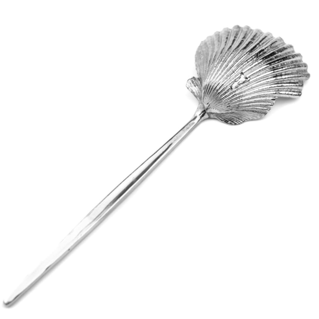 "Shell Serving Spoon" - Serving Utensils in silver by Shelton Metal