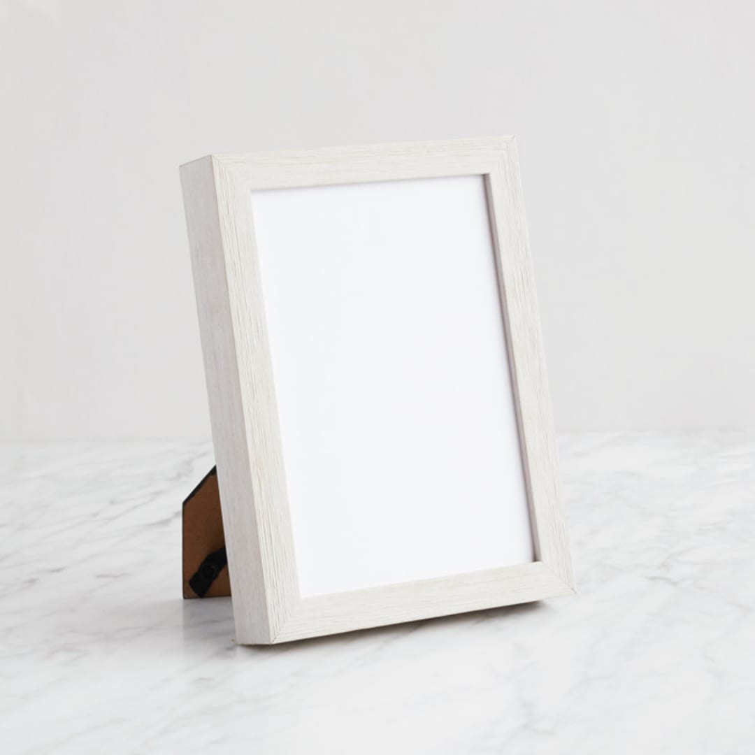 "Maple 5x7" - Standing Frame in pale maple by Minted - Front