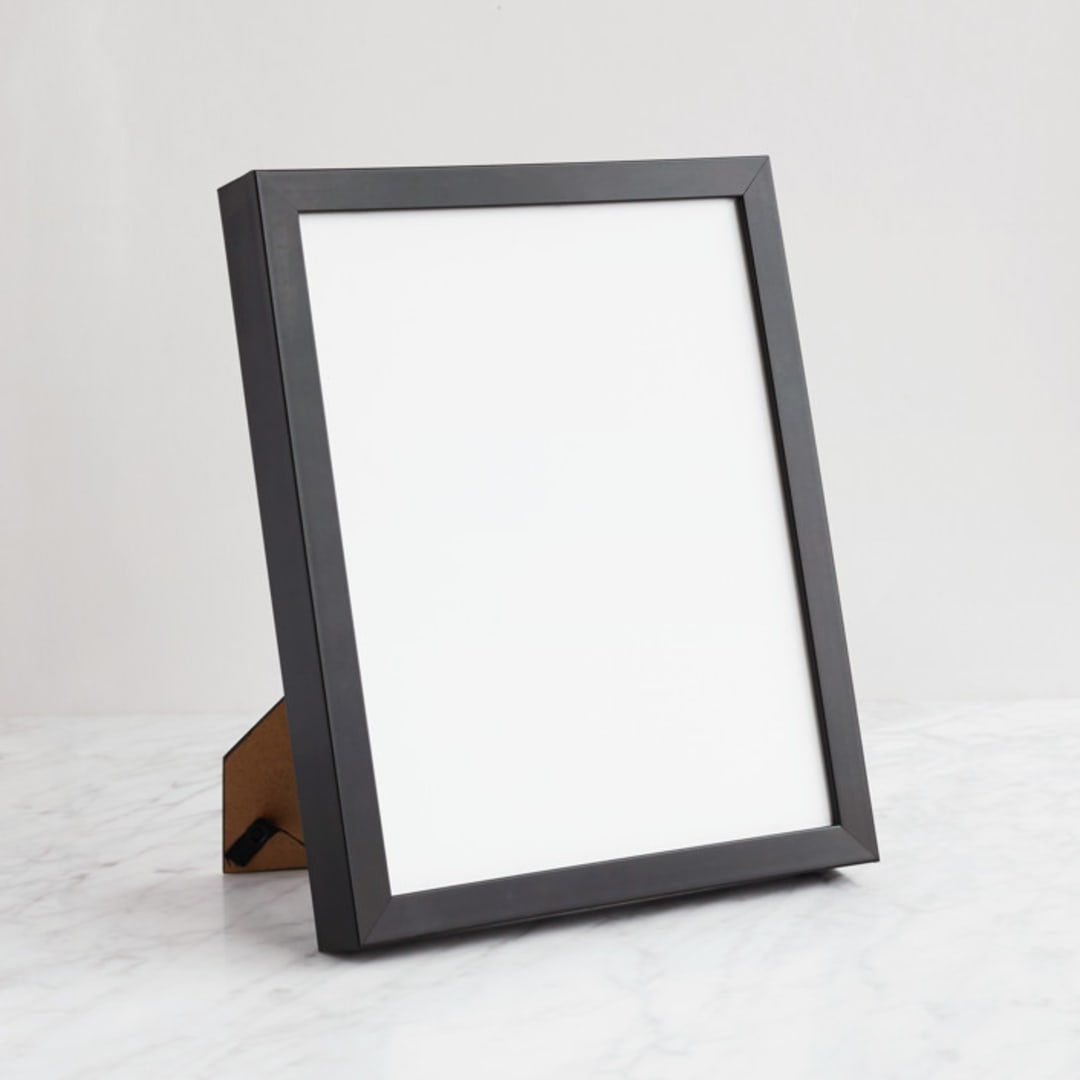 "Black 8x10" - Standing Frame in black by Minted - Front