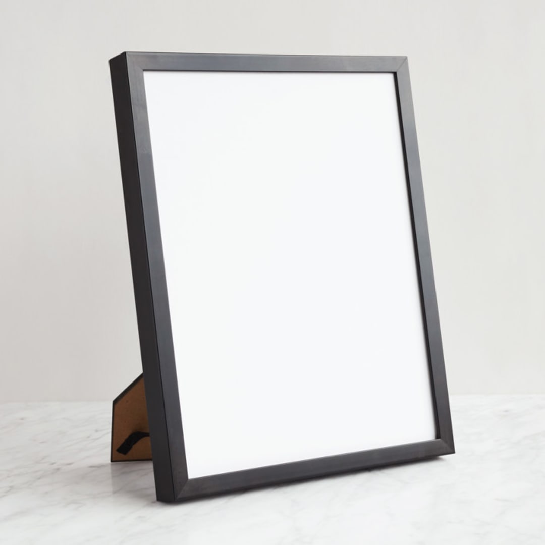 "Black 11x14" - Standing Frame in black by Minted - Front