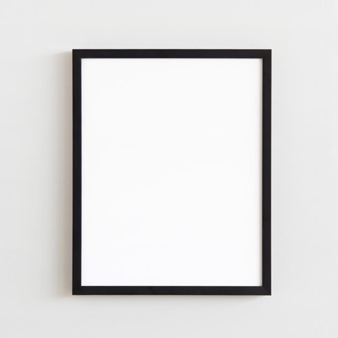 "Black 16x20" - Standing Frame in black by Minted - Front