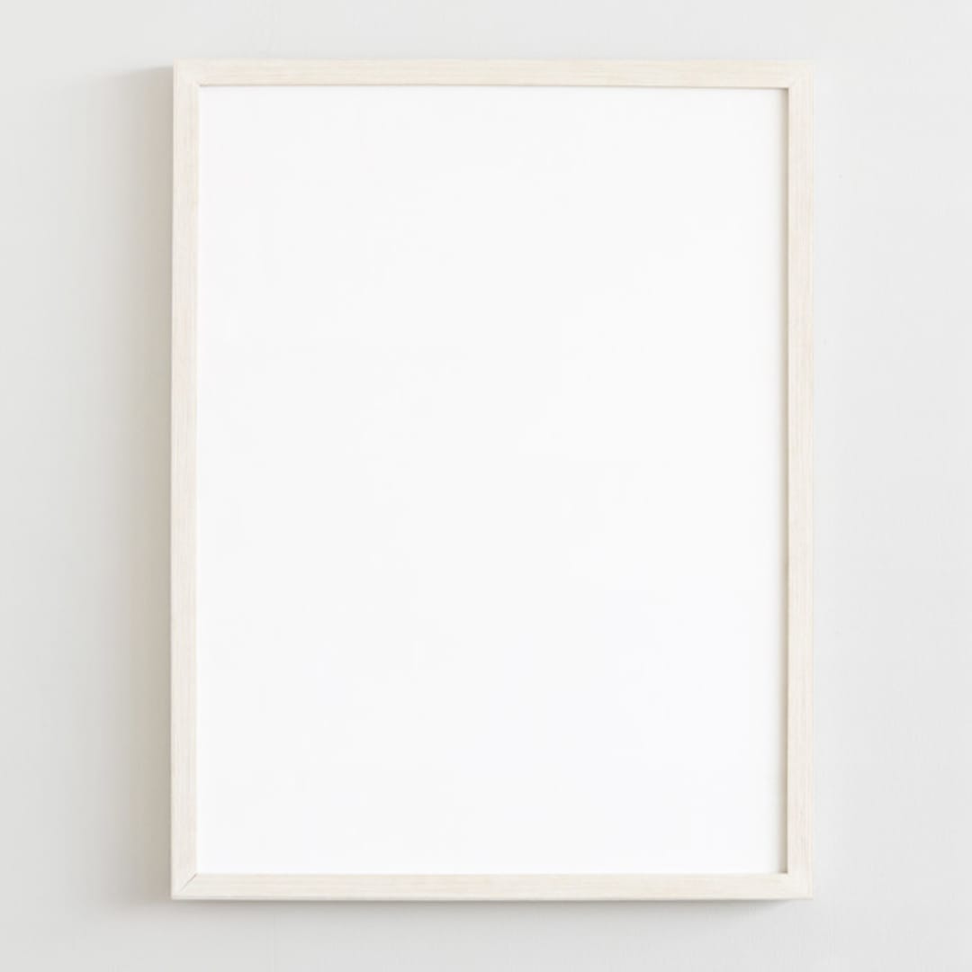 "Maple 18x24" - Standing Frame in pale maple by Minted - Front
