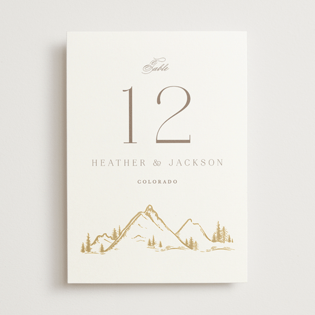 "Colorado" - Table Numbers in Earth by Mansi Verma - Front