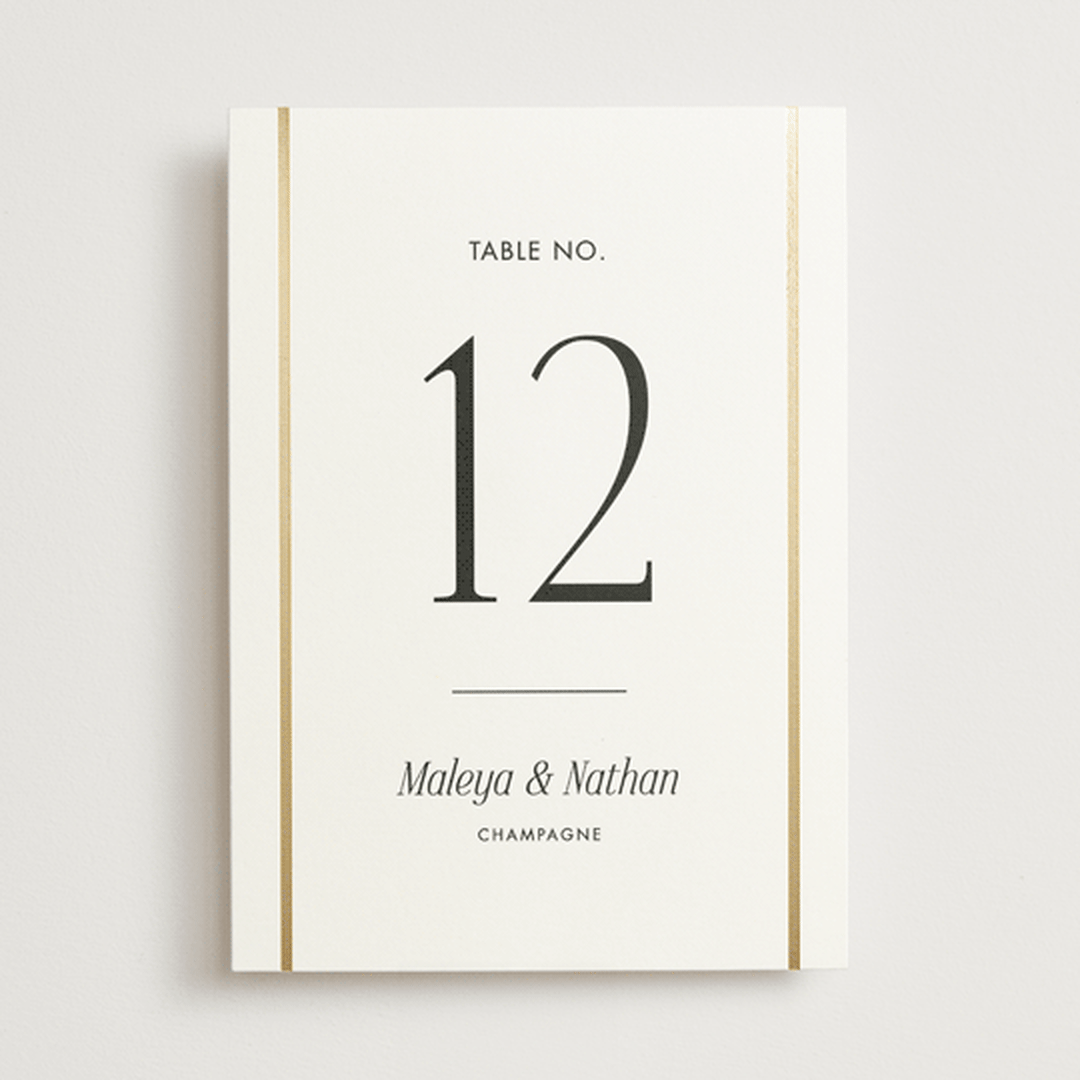 "Magazine" - Table Numbers in Lace by Kaydi Bishop - Front