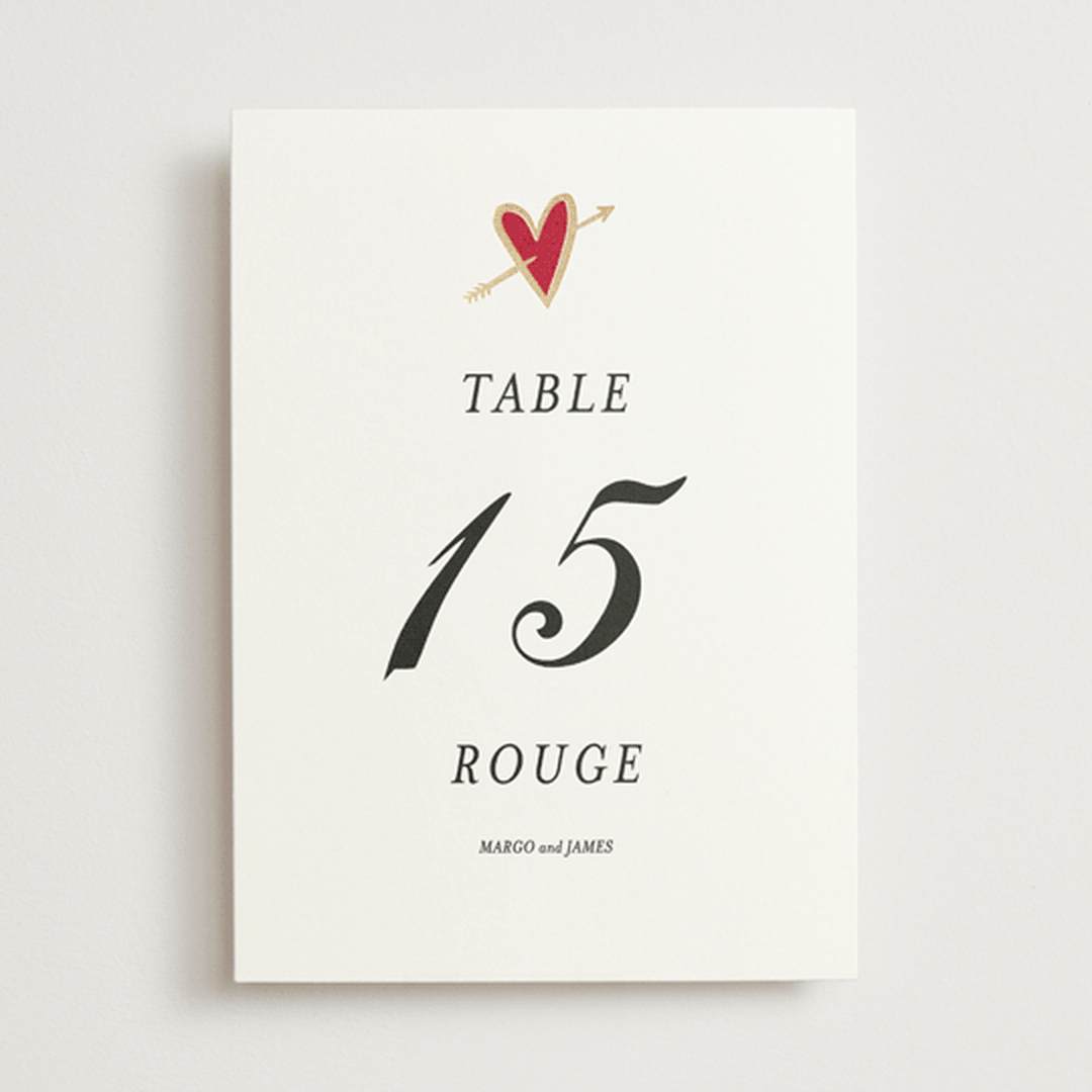 "Amore" - Table Numbers in Snow by Ani Somi - Front