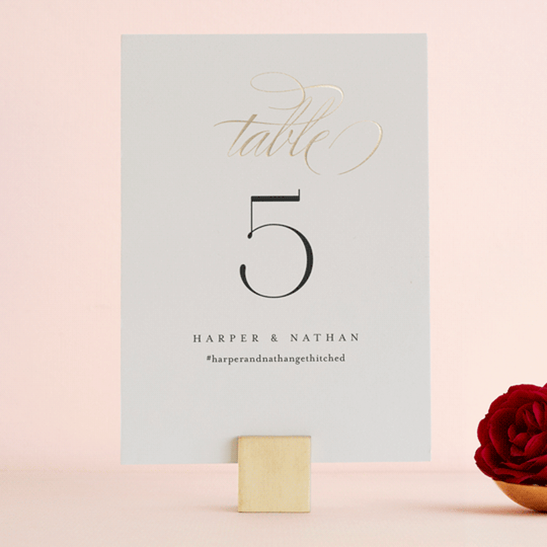 "Fantasia" - Table Numbers in Sugar by Jessica Williams - Front