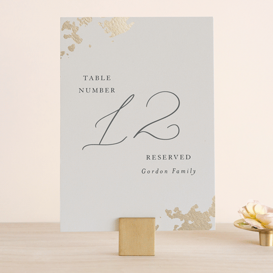 "far and away" - Table Numbers in Lily by Design Lotus - Front