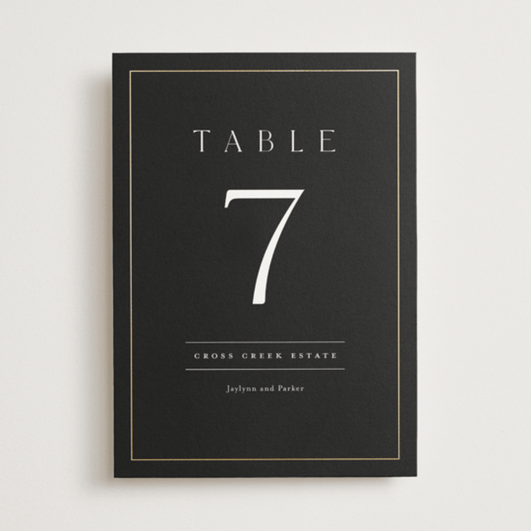 "Warm affection" - Table Numbers in Evening by Stacey Meacham - Front