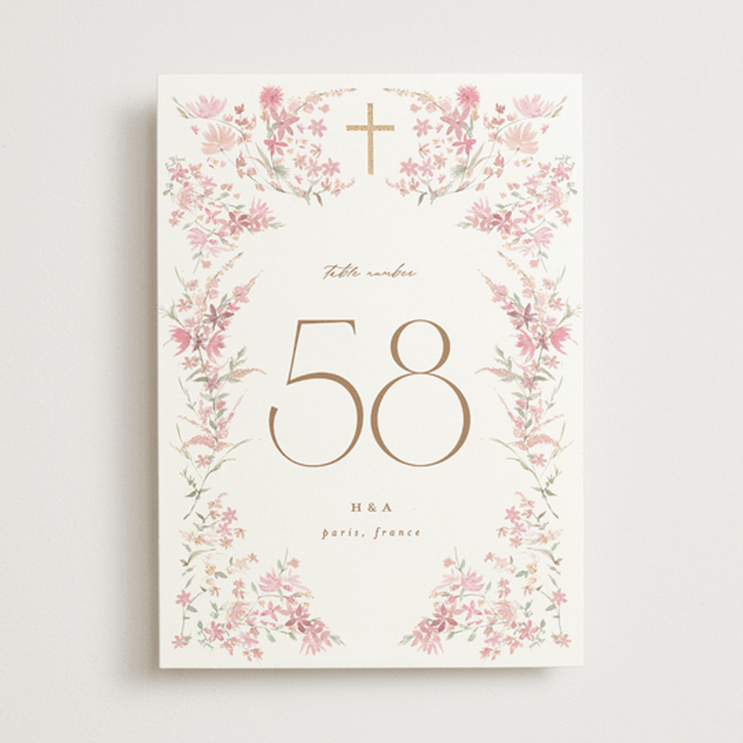 "meadow cross" - Table Numbers in Spring by Phrosné Barwood - Front