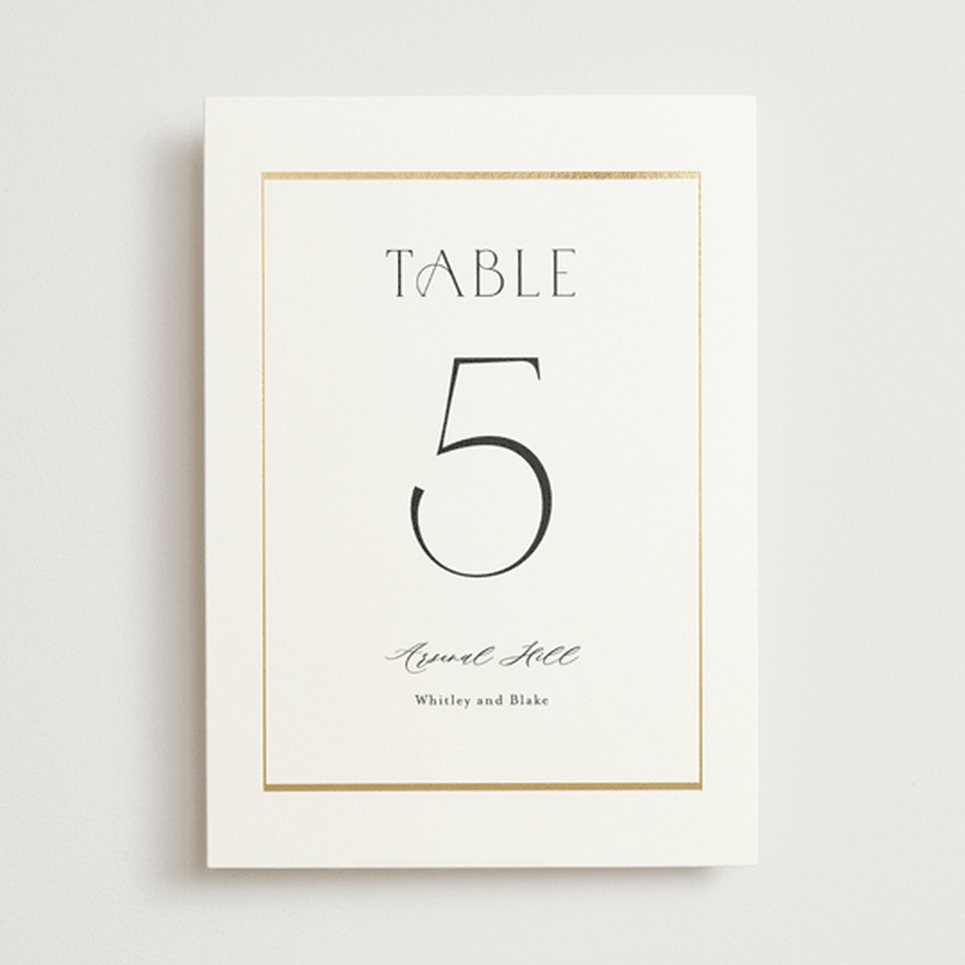"Luster" - Table Numbers in Cotton by Stacey Meacham - Front