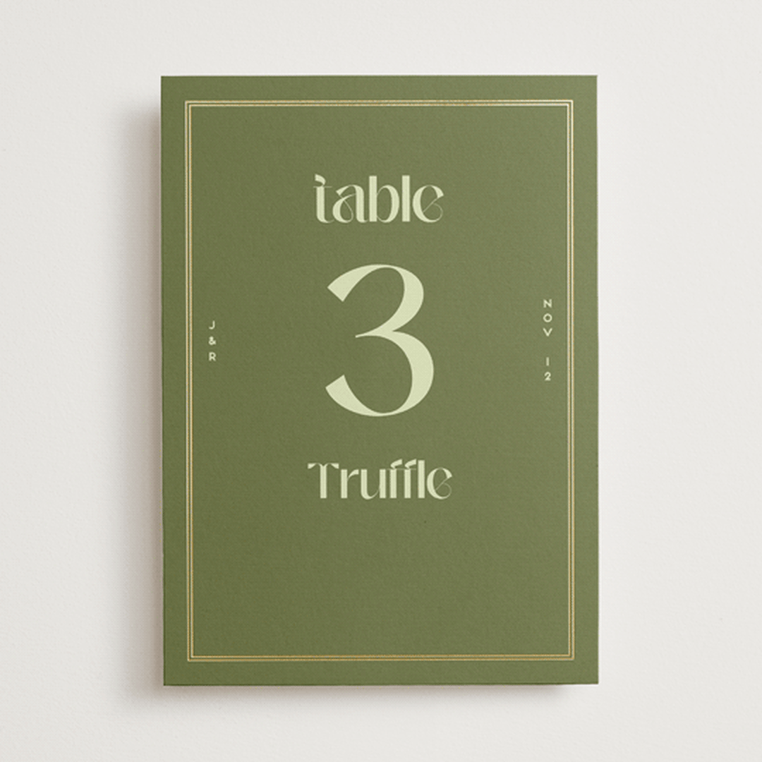 "News!" - Table Numbers in Kiwi by Claudia Orengo - Front