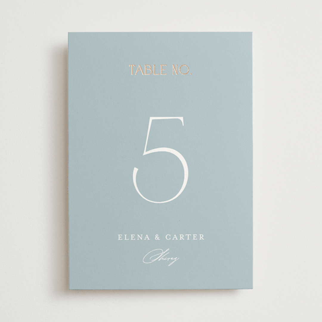 "Gilded Edge" - Table Numbers in Provincial by Angela Thompson - Front