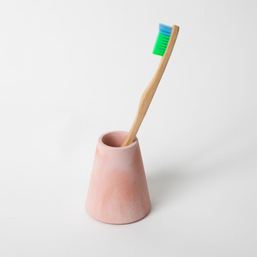 "Pink & Coral Toothbrush Holder" - Belly Bands in pink by Pretti.Cool