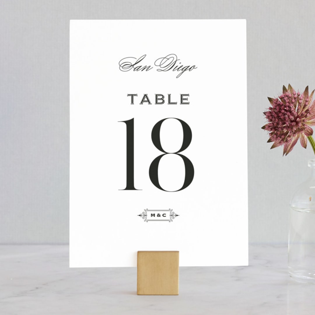 "Confection" - Table Numbers in Cloud by Jill Means - Front