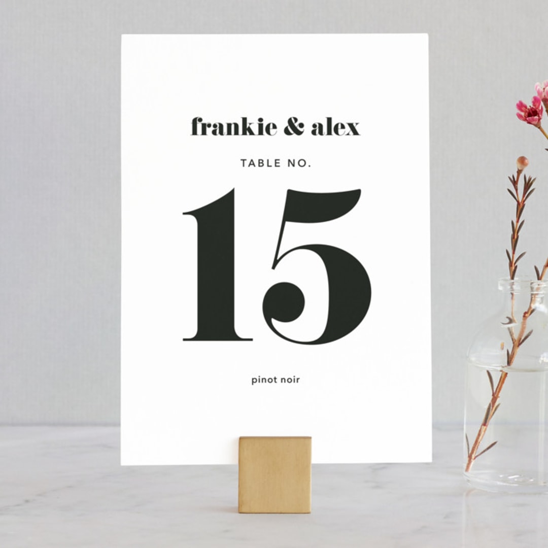 "Letters" - Table Numbers in Silk by JoAnn Jinks - Front