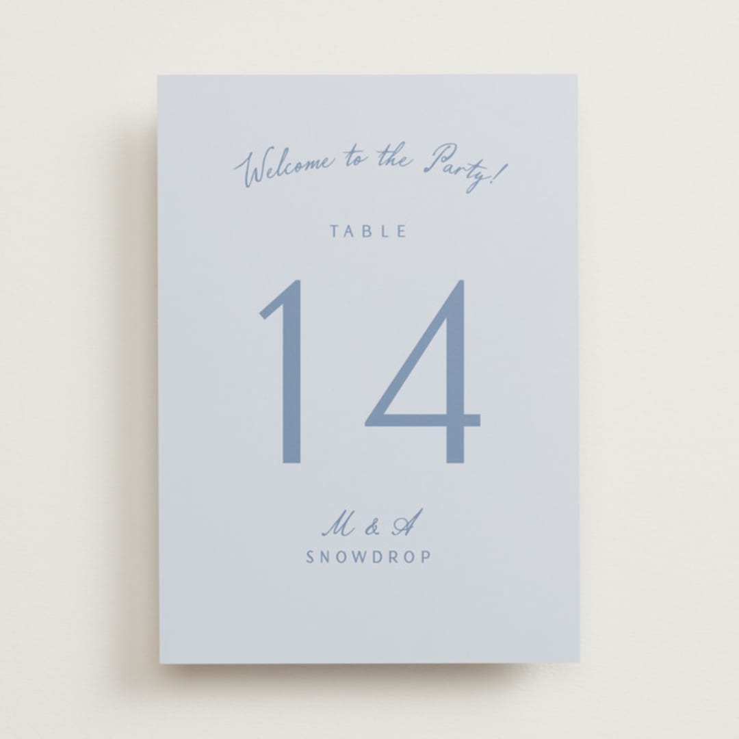 "Personal Note" - Table Numbers in Sky by Nicole Walsh - Front