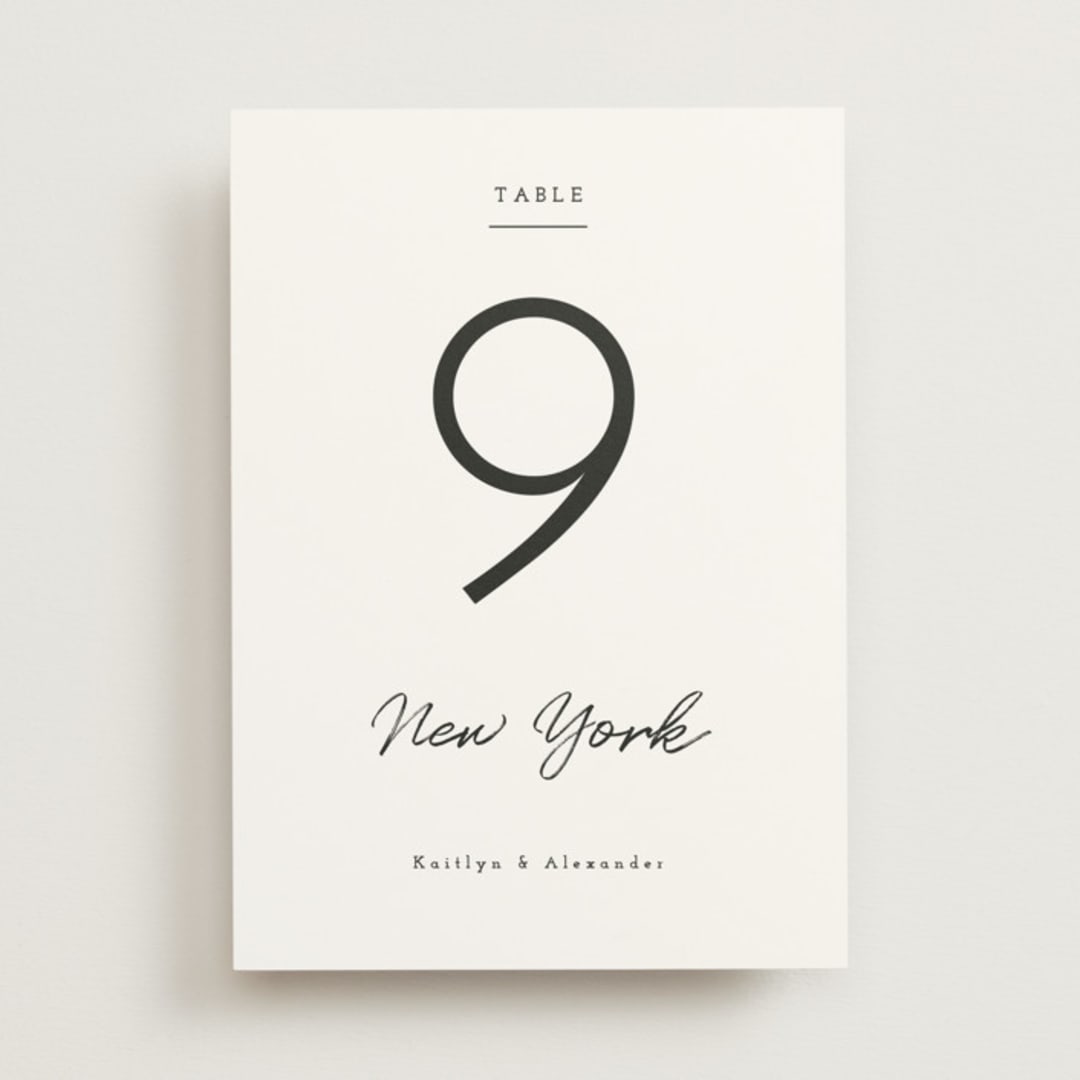 "Photograph Scribble" - Table Numbers in Cloud by Adelyn T. - Front