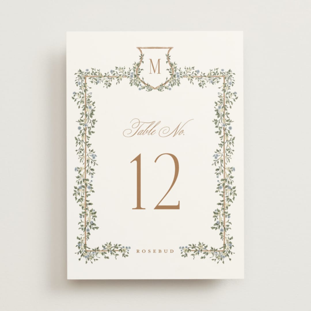 "Arbour" - Table Numbers in Lake by Leah Bisch - Front