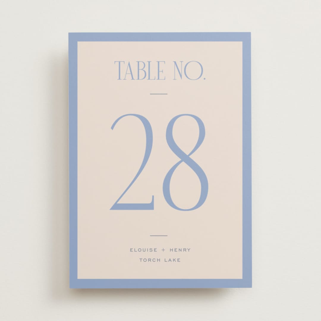 "Threaded" - Table Numbers in Canopy by Pixel and Hank - Front