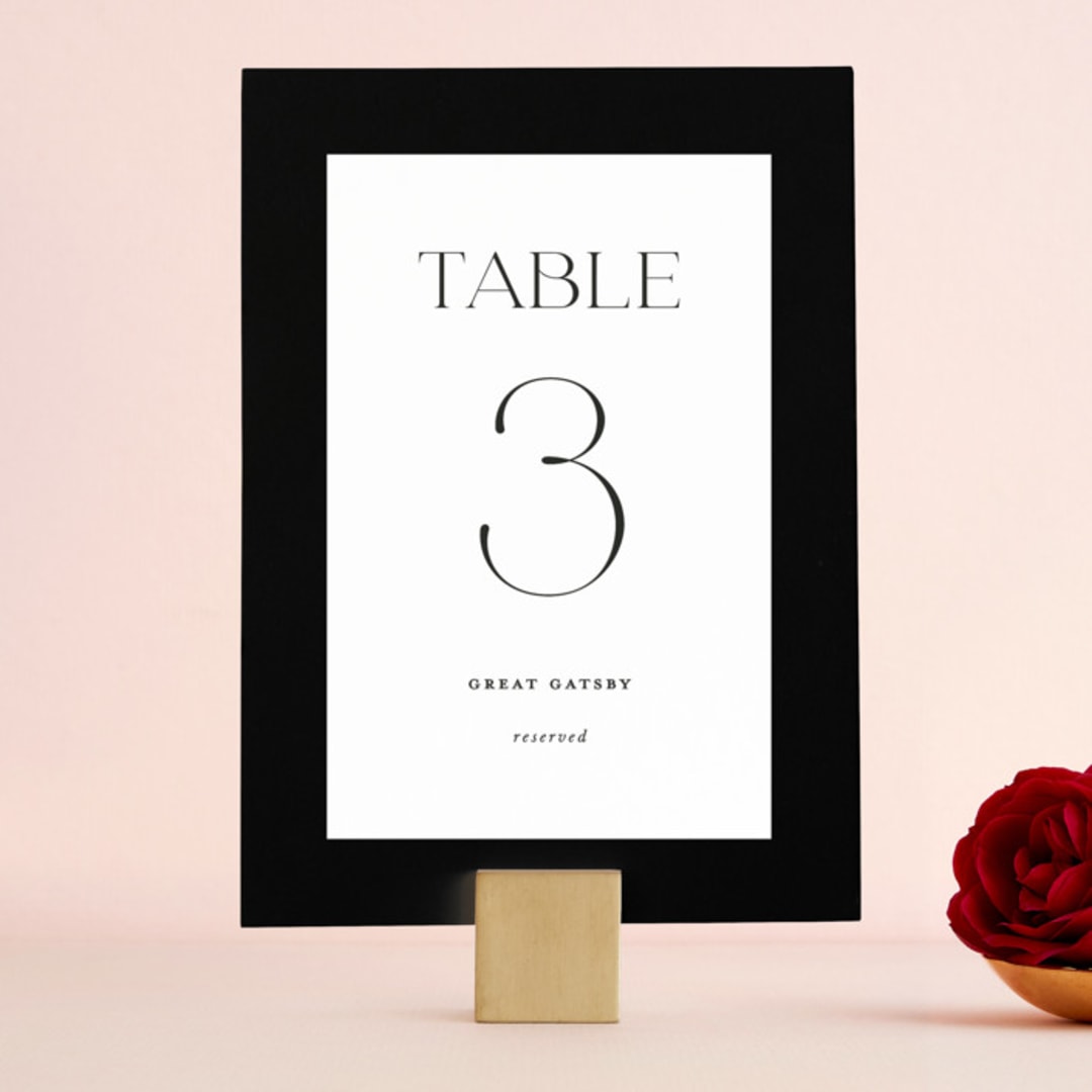 "tomorrows" - Table Numbers in Ink by Lori Wemple - Front