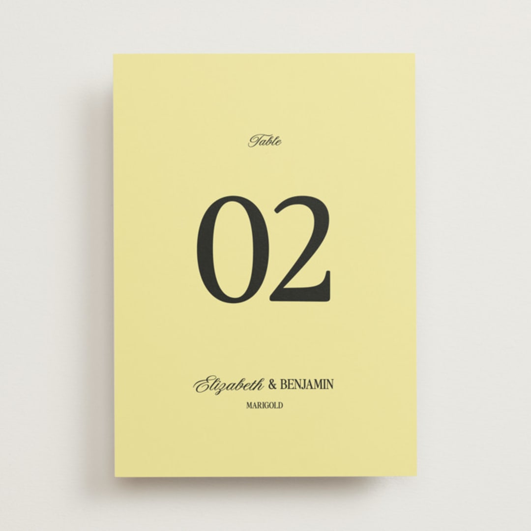 "The Eternal" - Table Numbers in Butter by Helena Vitto - Front