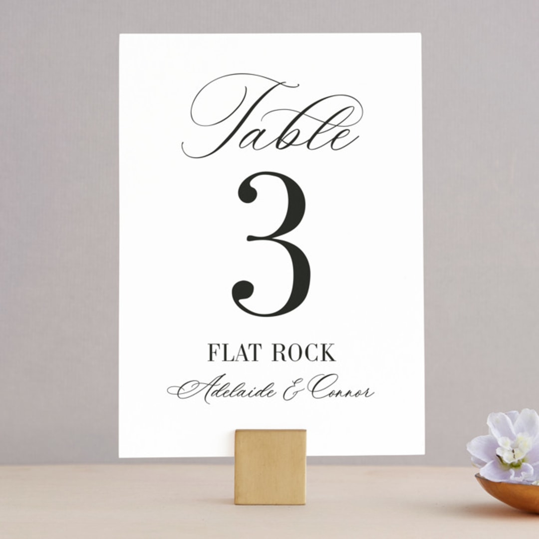"This and That" - Table Numbers in Diamond by Jessica Corliss - Front