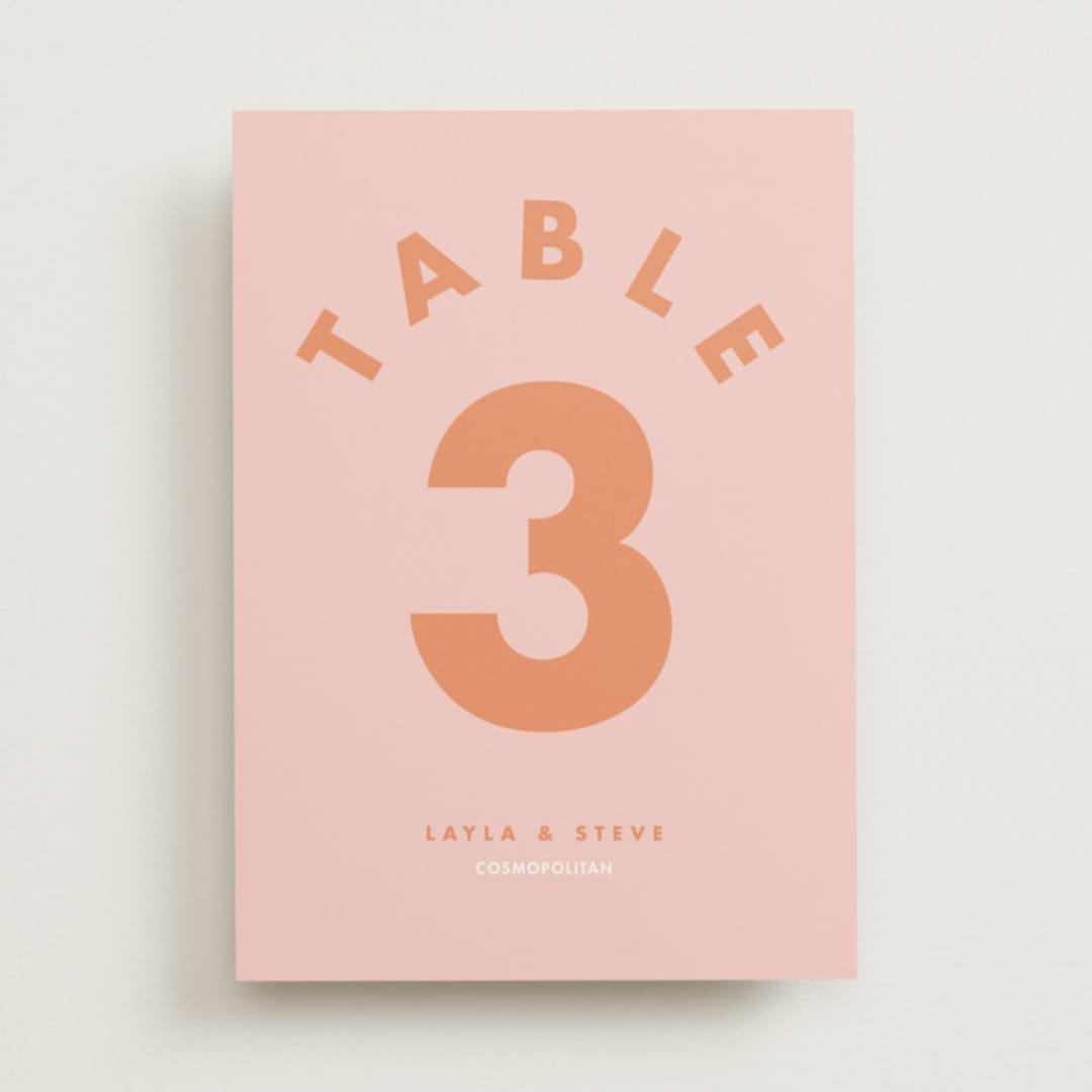 "Bubblegum" - Table Numbers in Candy by Catherine Culvenor - Front