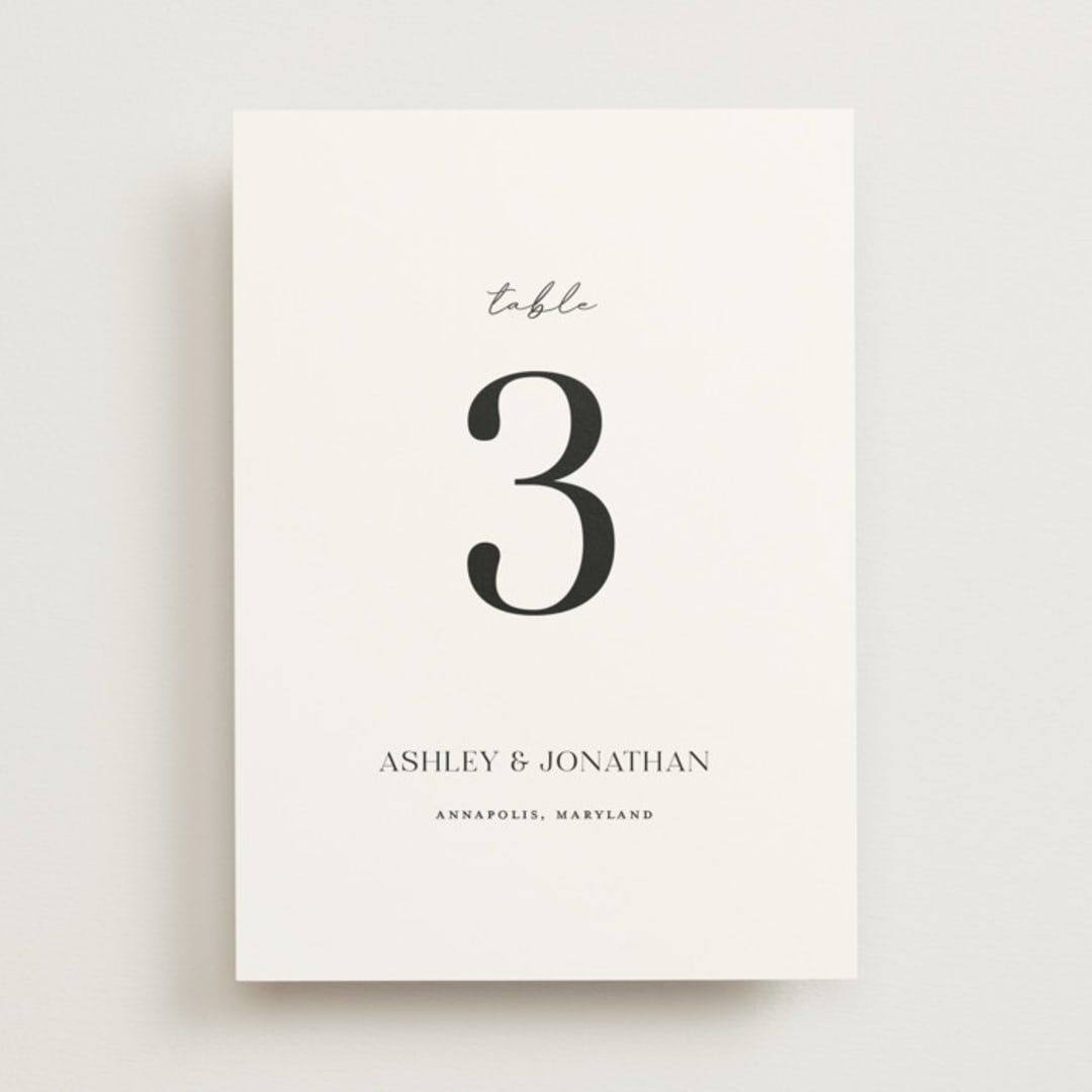 "Have and Hold" - Table Numbers in Porcelain by Eric Clegg - Front