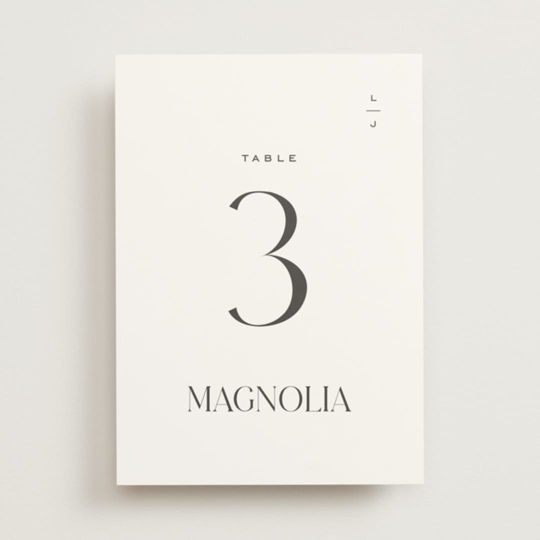 "Clarity" - Table Numbers in Diamond by Heather Cairl - Front